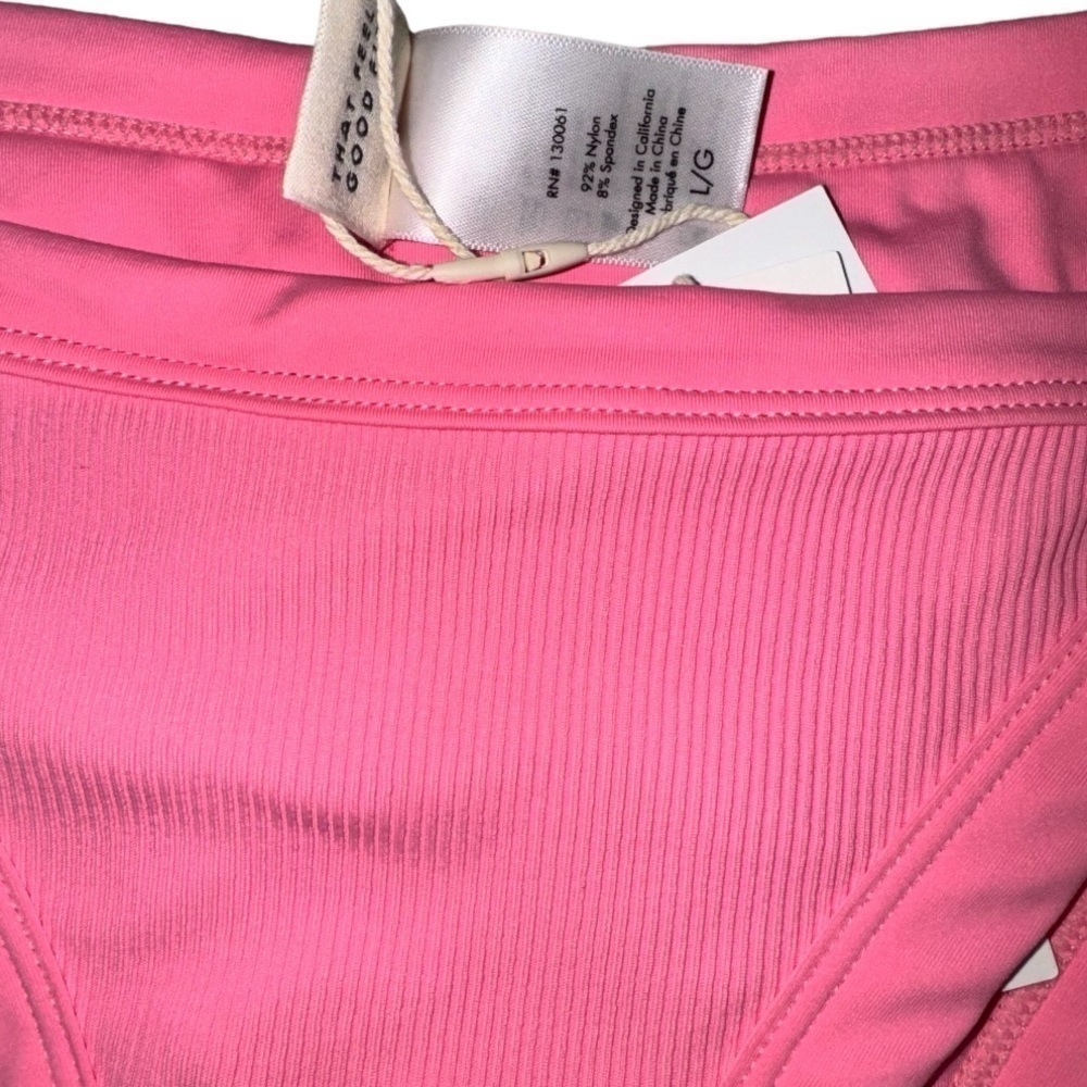 L*Space Vacay Classic Bikini Bottom Size Large Color Guava - Picture 8 of 10
